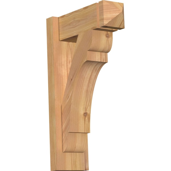 Ekena Millwork Olympic Arts & Crafts Smooth Outlooker, Western Red Cedar, 5 1/2"W x 14"D x 22"H OUT06X14X22OLY03SWR - main